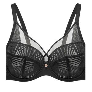Understance unlined Black Lace Bra